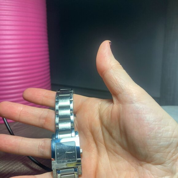 ⌚ Gucci 7900L Chunky Modernist Stainless Steel Link Womens Wrist Watch ⌚ - Picture 14 of 15